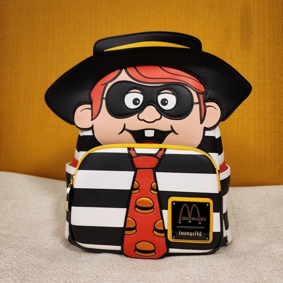 Loungefly McDonald's Hamburglar Cosplay Fast Food Character Mini Backpack NEW - Picture 14 of 14
